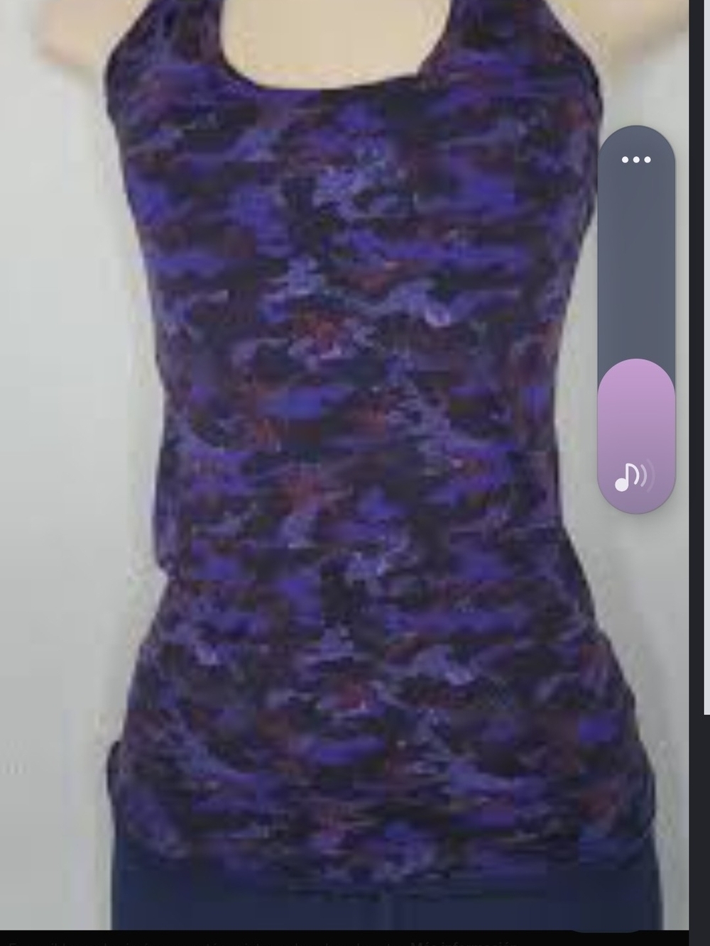 lululemon athletica Purple Camo Racerback Tank